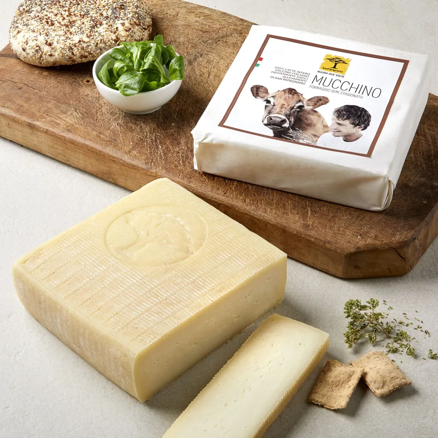 Mucchino semi stagionato a crosta lavata – foto del produttore