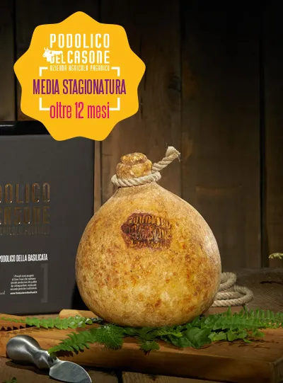 Caciocavallo podolico media stagionatura – foto del produttore