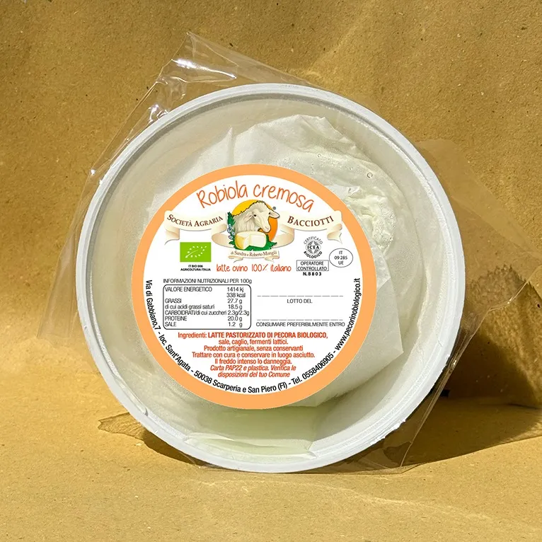 La Robiola cremosa di pecora – foto del produttore